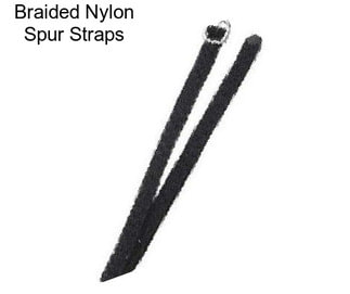 Braided Nylon Spur Straps