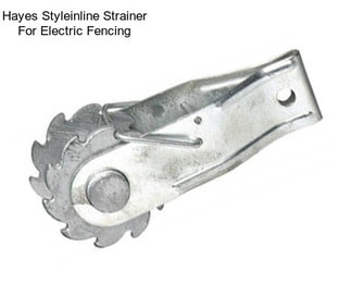 Hayes Styleinline Strainer For Electric Fencing