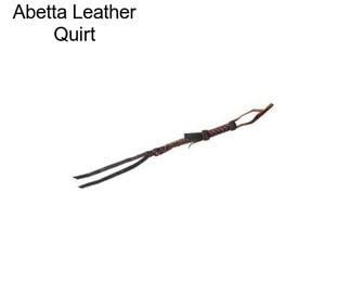Abetta Leather Quirt