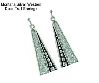 Montana Silver Western Deco Trail Earrings