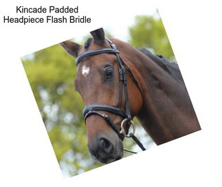 Kincade Padded Headpiece Flash Bridle