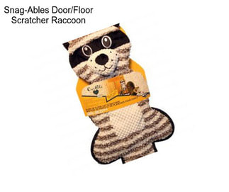 Snag-Ables Door/Floor Scratcher Raccoon