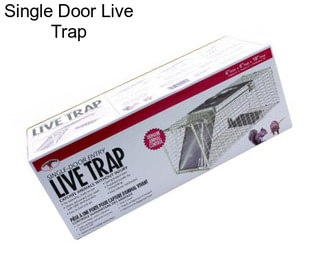 Single Door Live Trap