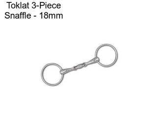 Toklat 3-Piece Snaffle - 18mm