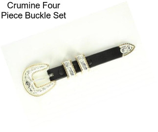 Crumine Four Piece Buckle Set