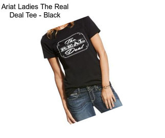 Ariat Ladies The Real Deal Tee - Black