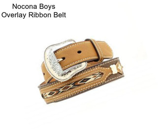 Nocona Boys Overlay Ribbon Belt