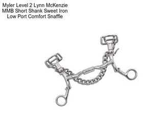 Myler Level 2 Lynn McKenzie MMB Short Shank Sweet Iron Low Port Comfort Snaffle