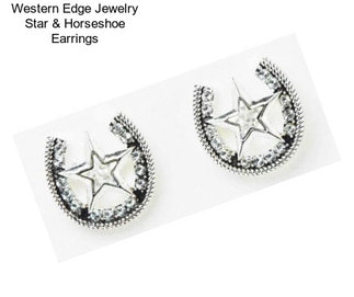 Western Edge Jewelry Star & Horseshoe Earrings