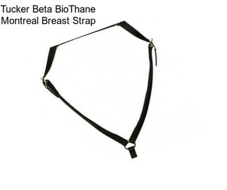 Tucker Beta BioThane Montreal Breast Strap