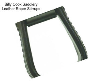 Billy Cook Saddlery Leather Roper Stirrups