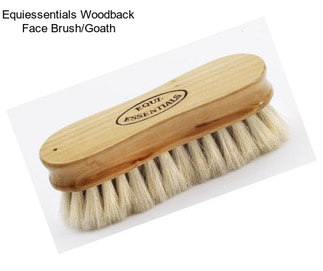 Equiessentials Woodback Face Brush/Goath