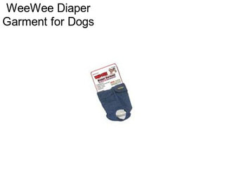 WeeWee Diaper Garment for Dogs