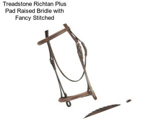 Treadstone Richtan Plus Pad Raised Bridle with Fancy Stitched