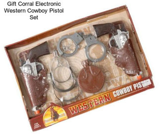 Gift Corral Electronic Western Cowboy Pistol Set