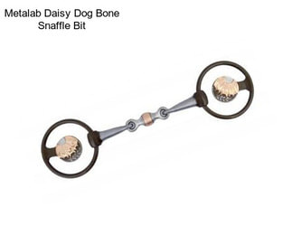 Metalab Daisy Dog Bone Snaffle Bit