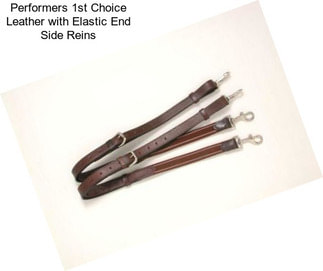 Performers 1st Choice Leather with Elastic End Side Reins