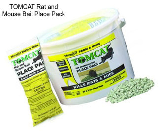 TOMCAT Rat and Mouse Bait Place Pack