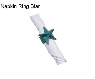 Napkin Ring Star