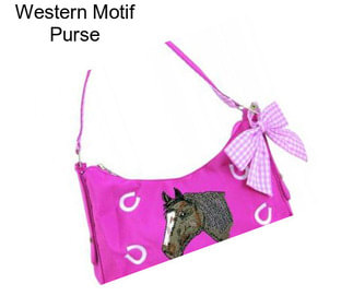 Western Motif Purse