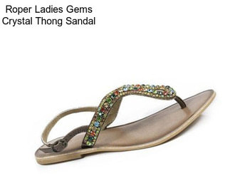Roper Ladies Gems Crystal Thong Sandal