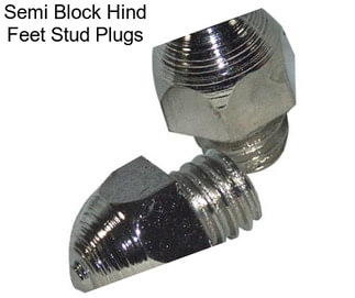 Semi Block Hind Feet Stud Plugs