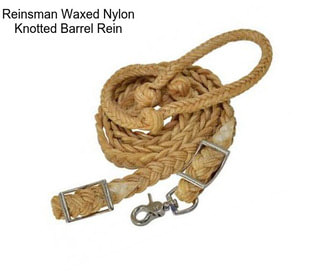 Reinsman Waxed Nylon Knotted Barrel Rein