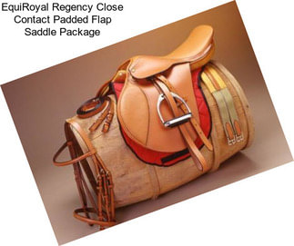 EquiRoyal Regency Close Contact Padded Flap Saddle Package