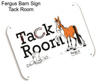 Fergus Barn Sign \