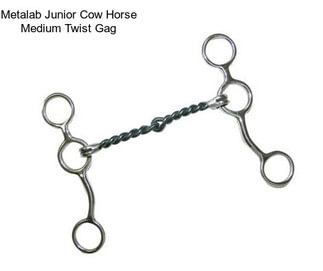 Metalab Junior Cow Horse Medium Twist Gag