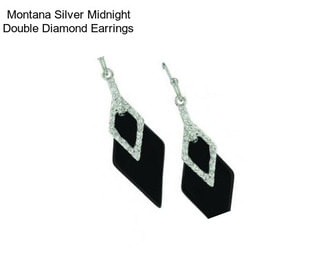 Montana Silver Midnight Double Diamond Earrings