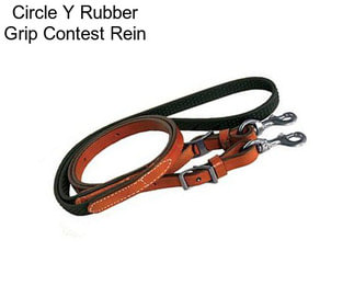 Circle Y Rubber Grip Contest Rein