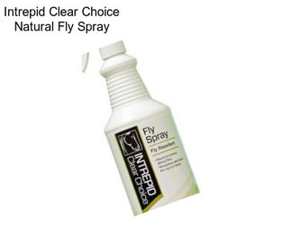 Intrepid Clear Choice Natural Fly Spray