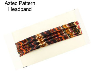 Aztec Pattern Headband