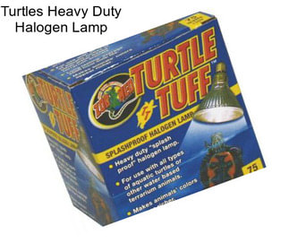 Turtles Heavy Duty Halogen Lamp