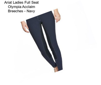 Ariat Ladies Full Seat Olympia Acclaim Breeches - Navy