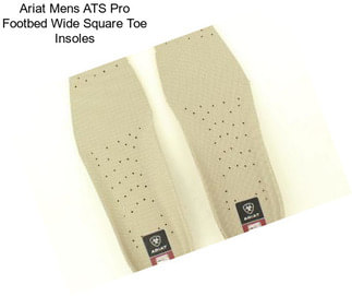 Ariat Mens ATS Pro Footbed Wide Square Toe Insoles