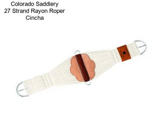 Colorado Saddlery 27 Strand Rayon Roper Cincha