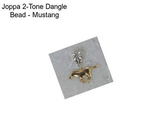 Joppa 2-Tone Dangle Bead - Mustang