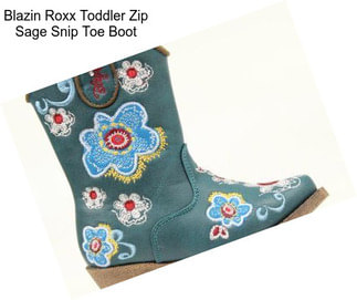 Blazin Roxx Toddler Zip Sage Snip Toe Boot