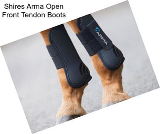 Shires Arma Open Front Tendon Boots