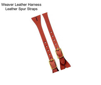 Weaver Leather Harness Leather Spur Straps