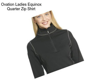 Ovation Ladies Equinox Quarter Zip Shirt