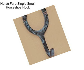 Horse Fare Single Small Horseshoe Hook