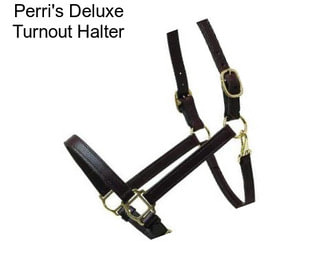 Perri\'s Deluxe Turnout Halter