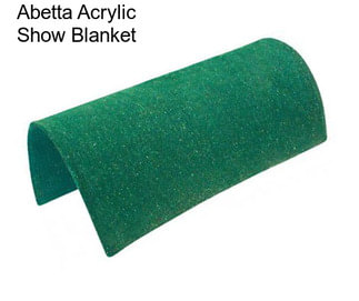 Abetta Acrylic Show Blanket