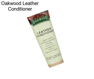 Oakwood Leather Conditioner