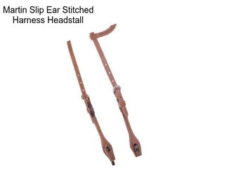 Martin Slip Ear Stitched Harness Headstall