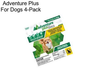 Adventure Plus For Dogs 4-Pack