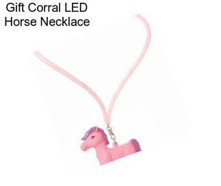 Gift Corral LED Horse Necklace